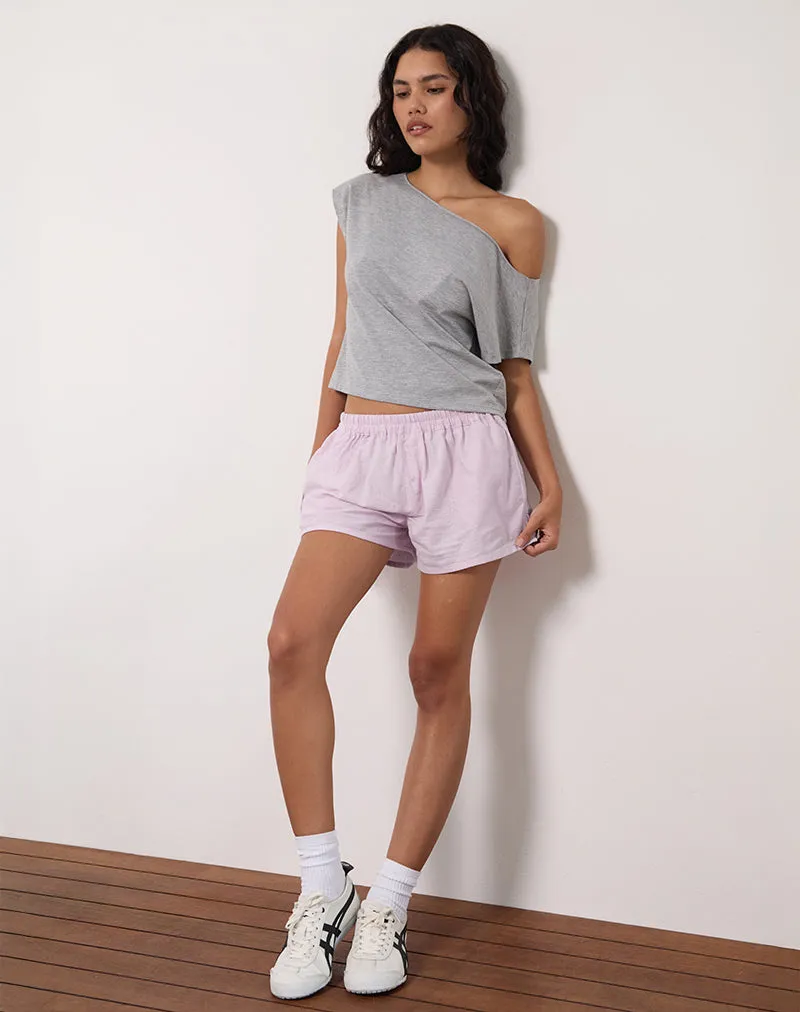 Laboxe Short in Light Lilac sold by Motel Rocks product image thumbnail 3