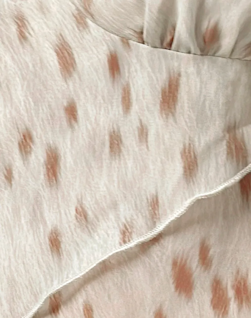 Cojira Top With Scarf in Bambi Ivory sold by Motel Rocks product image thumbnail 5