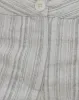 Ada Micro Short in Ivory Grey Stripe sold by Motel Rocks