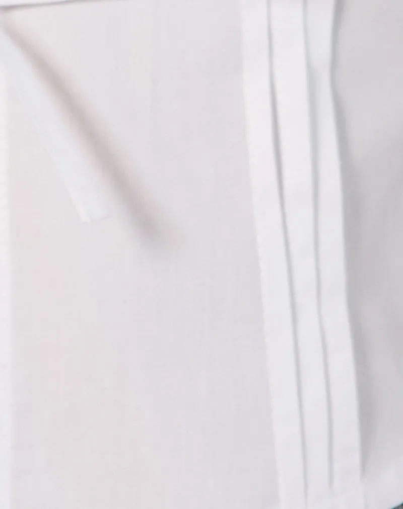 Lias Puff Sleeve Blouse in White sold by Motel Rocks product image thumbnail 5