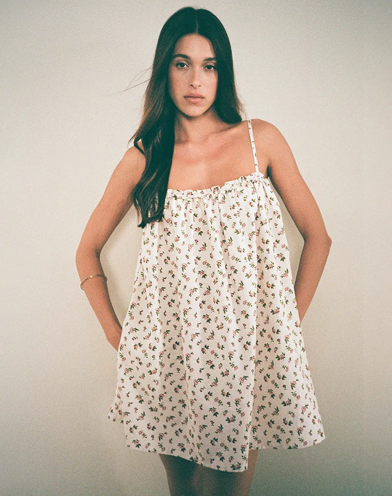Kamalani Mini Dress in Pretty Dainty Flower sold by Motel Rocks product image thumbnail 4