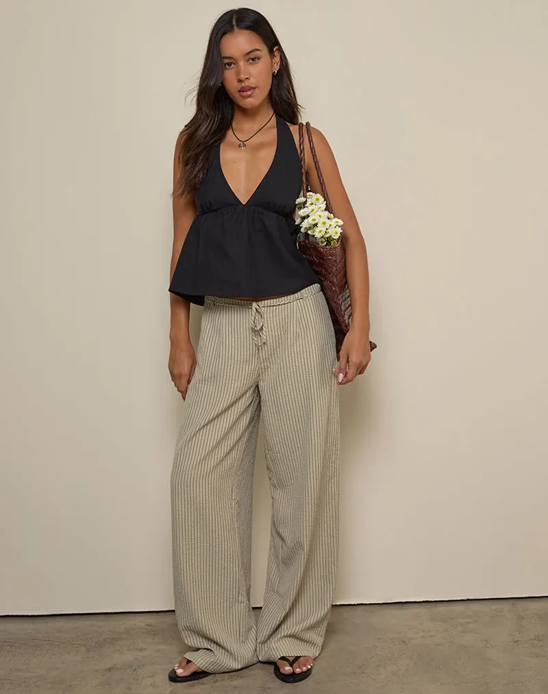 Eldana Halterneck Top in Black sold by Motel Rocks product image thumbnail 2