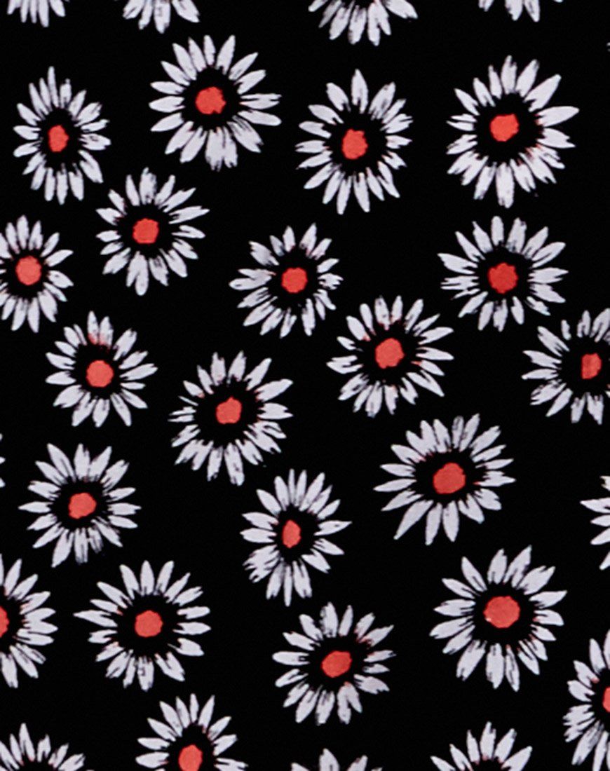 Maudy Crop Top in Dancing Daisy sold by Motel Rocks product image thumbnail 5