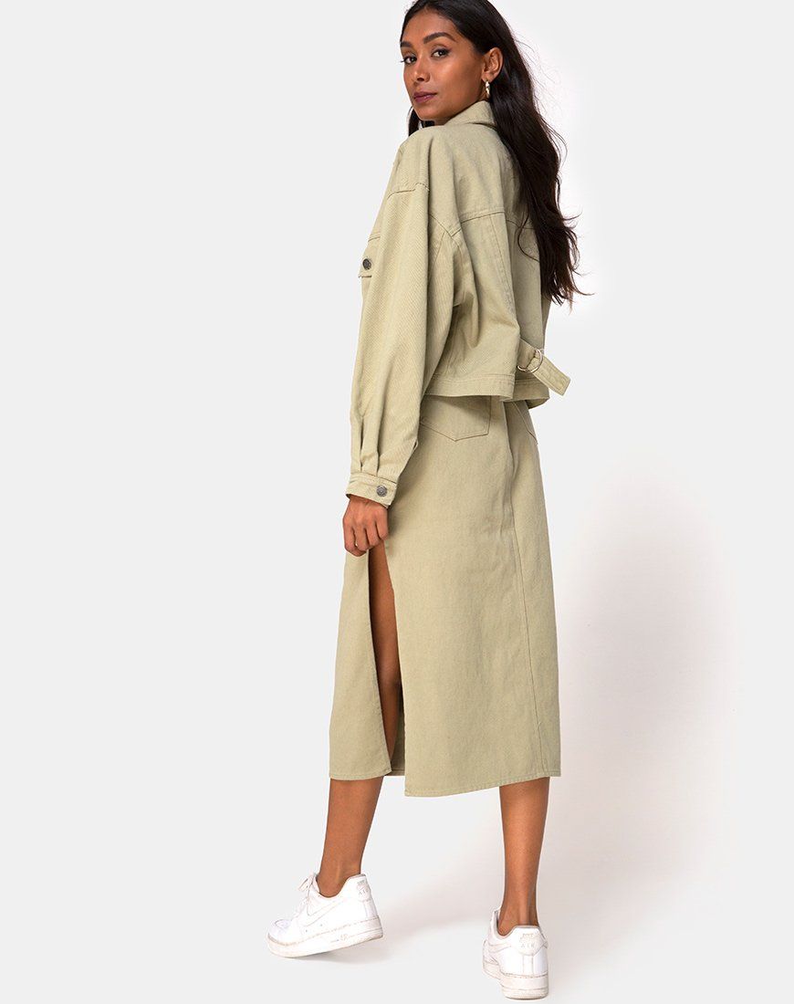 Noma Jacket in Sage sold by Motel Rocks product image thumbnail 5