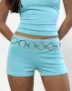 Nalu Short in Cupro Aqua sold by Motel Rocks