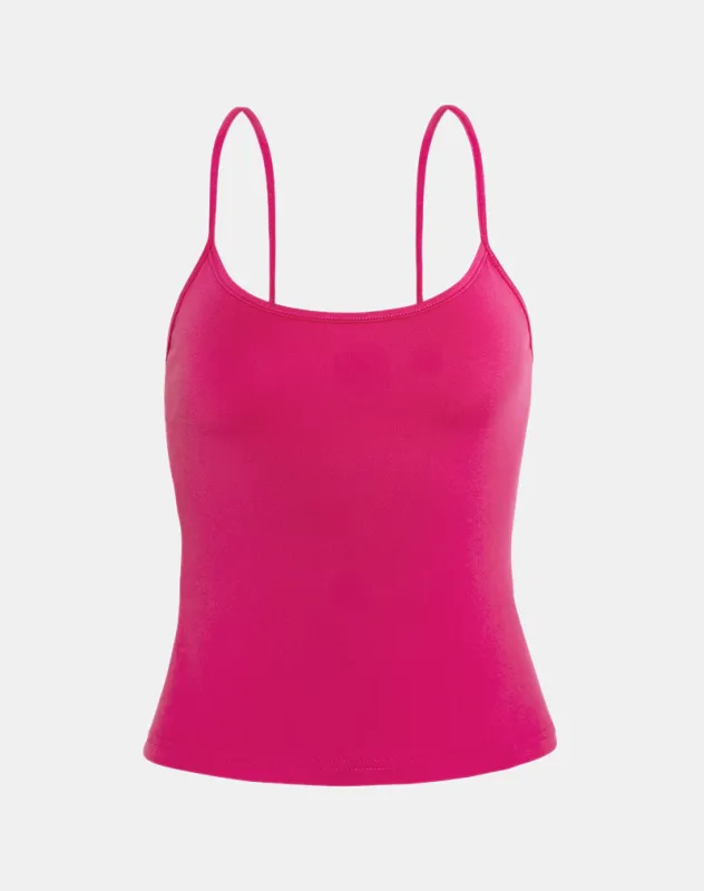 Jasila Vest Top in Hot Pink sold by Motel Rocks