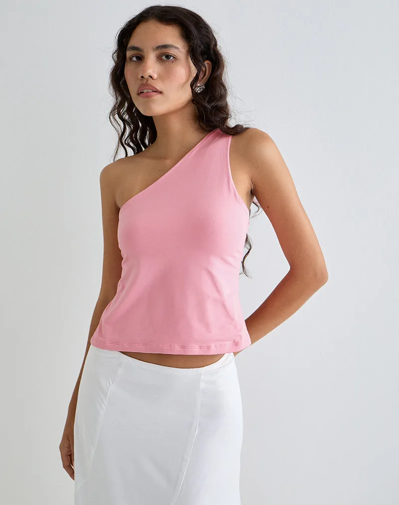 Klazari Top in Rayon Jersey Ballet Pink sold by Motel Rocks