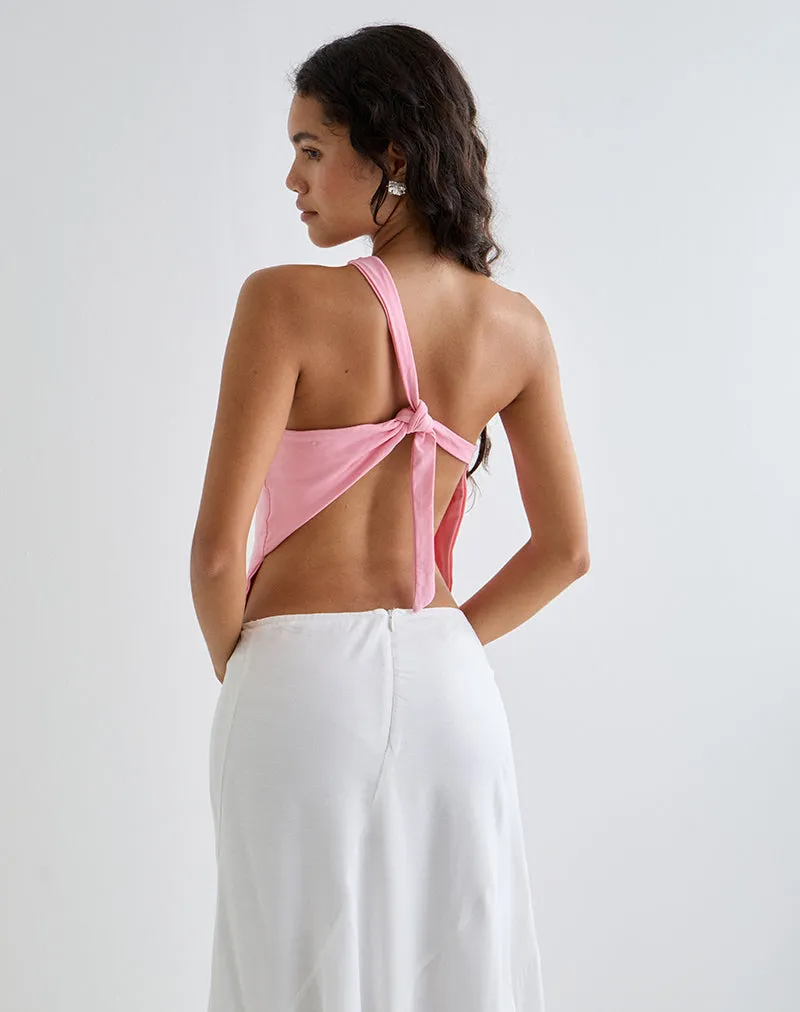 Klazari Top in Rayon Jersey Ballet Pink sold by Motel Rocks product image thumbnail 2