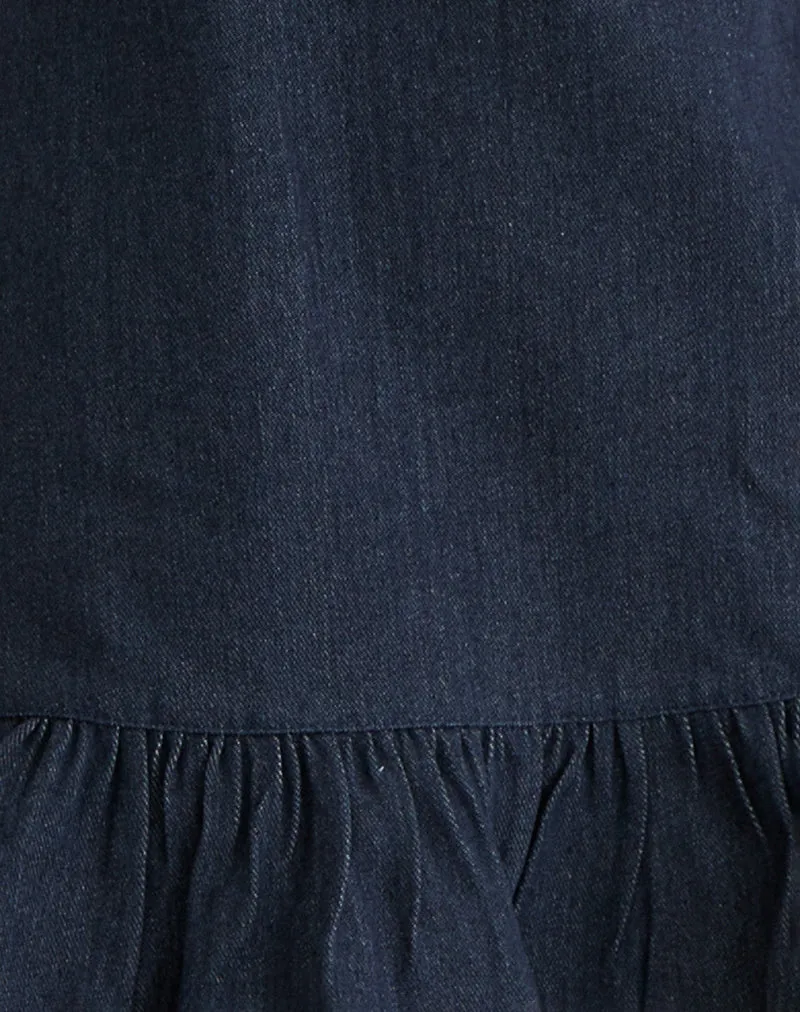 Pamina Mini Dress in Denim Indigo sold by Motel Rocks product image thumbnail 5