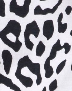 Sunny Kiss Tee in Mono Animal Grey and White sold by Motel Rocks