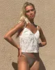 Kasturi Top in Broderie White sold by Motel Rocks