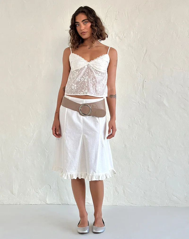 Kasturi Top in Broderie White sold by Motel Rocks product image thumbnail 2