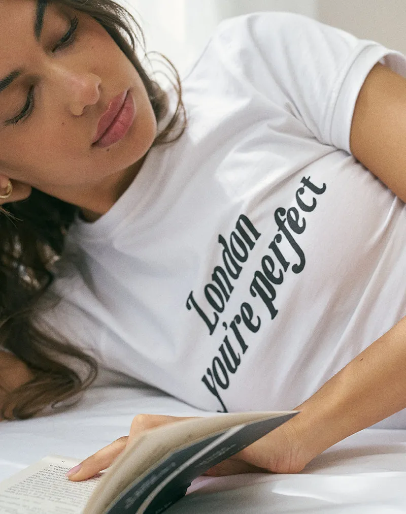 Limited Edition London You're Perfect Tee sold by Motel Rocks product image thumbnail 2