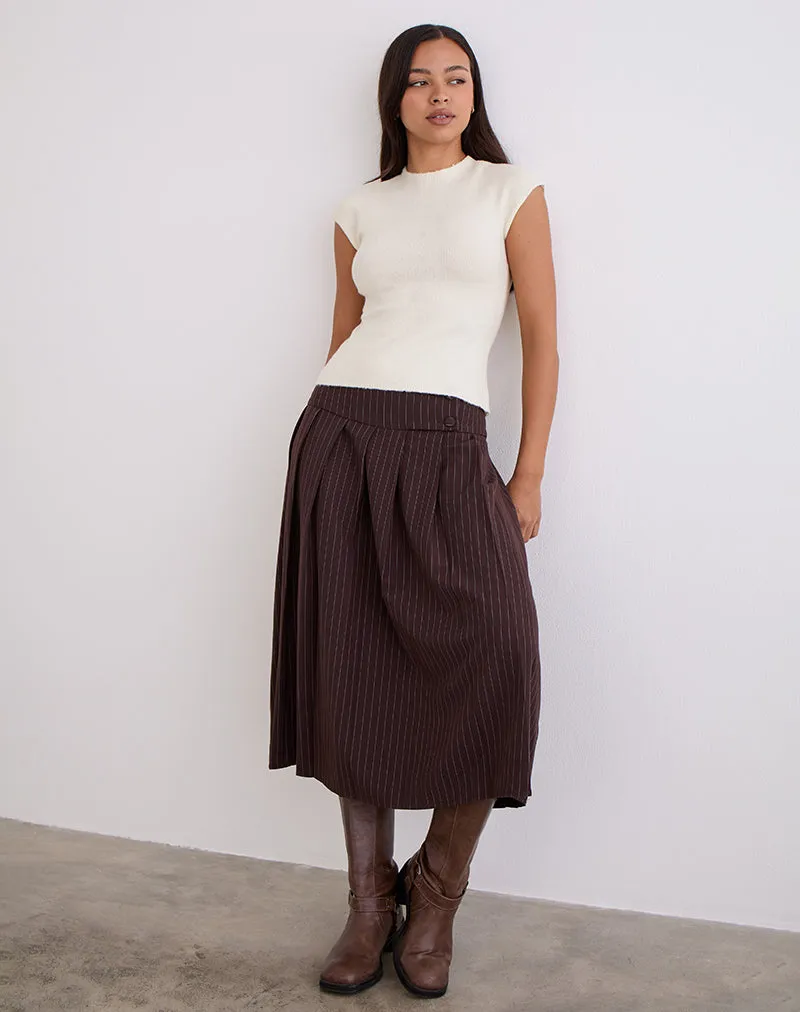 Hanuva Top in Knit Cream sold by Motel Rocks product image thumbnail 2
