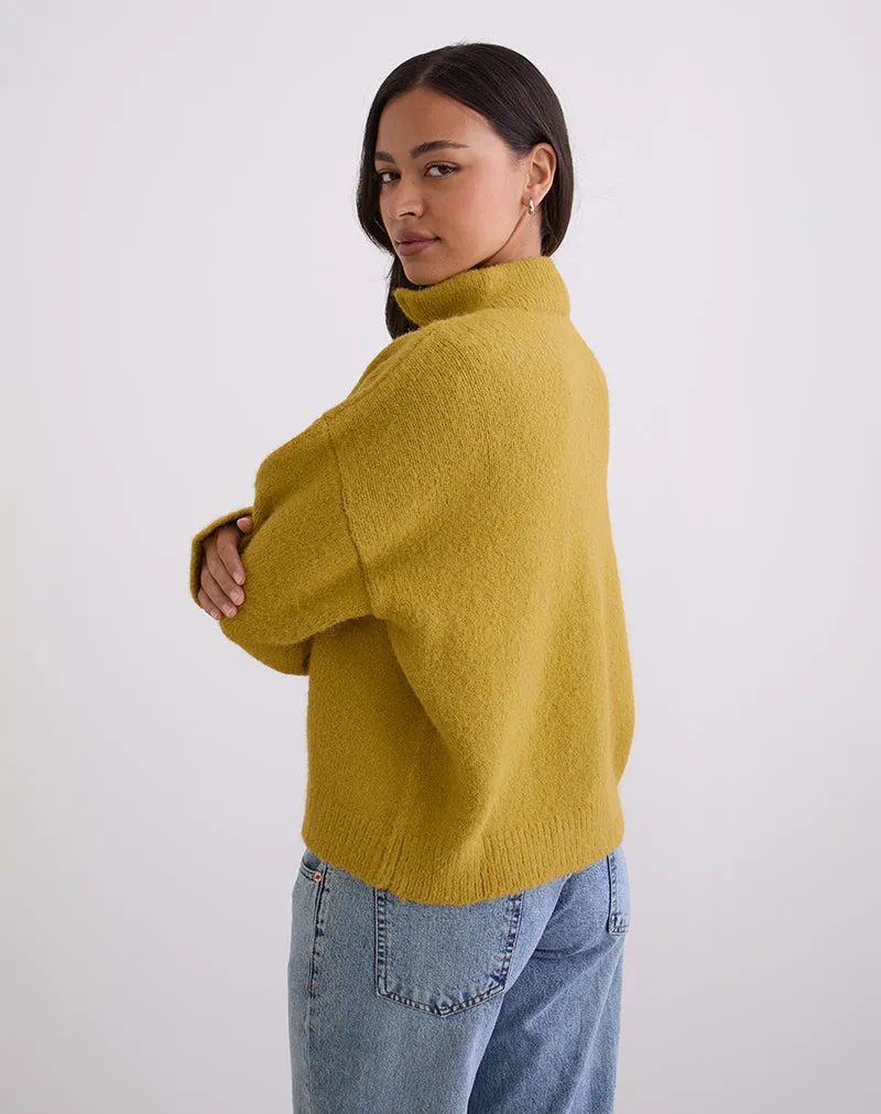 Atine Jumper in Ochre Mustard sold by Motel Rocks product image thumbnail 5