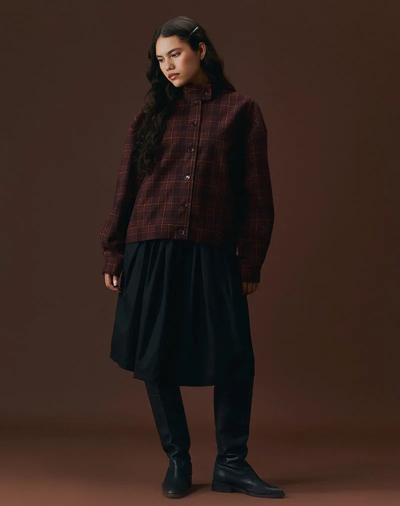 Murphy Knee Length Skirt in Black sold by Motel Rocks product image thumbnail 2