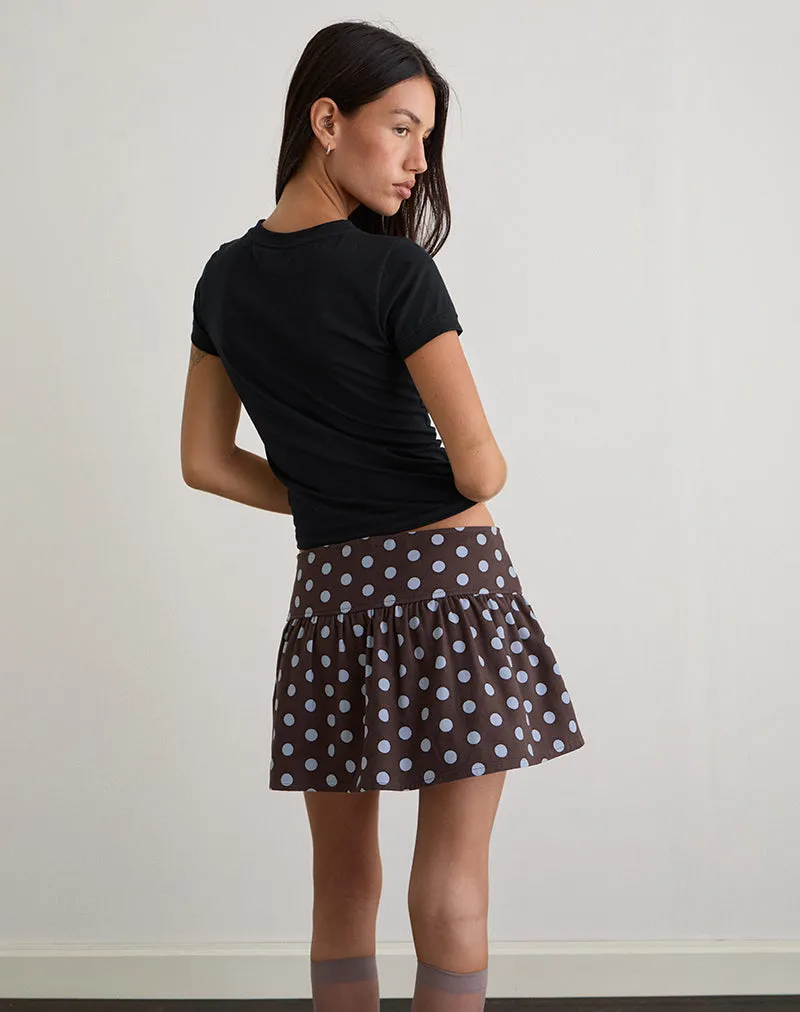 Sutin Tee in Black sold by Motel Rocks product image thumbnail 5