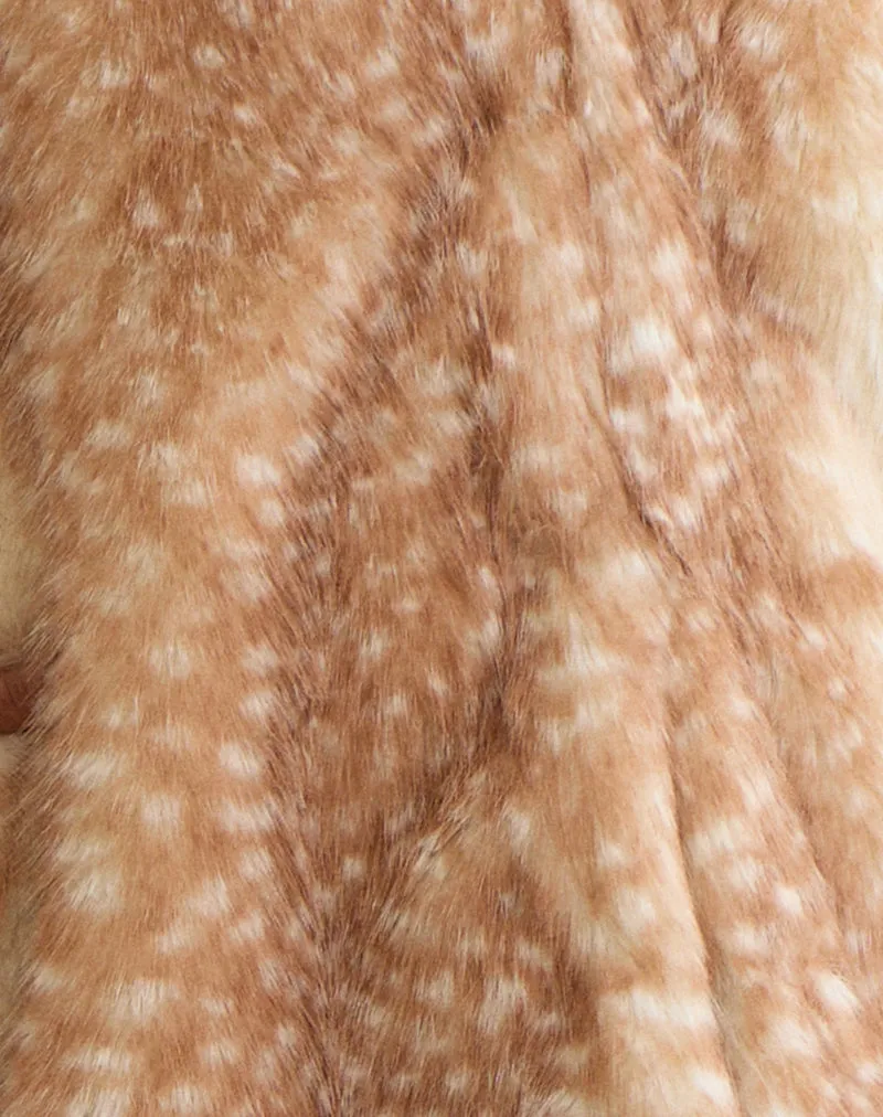 Joji Jacket in Beige Bambi Print sold by Motel Rocks product image thumbnail 5