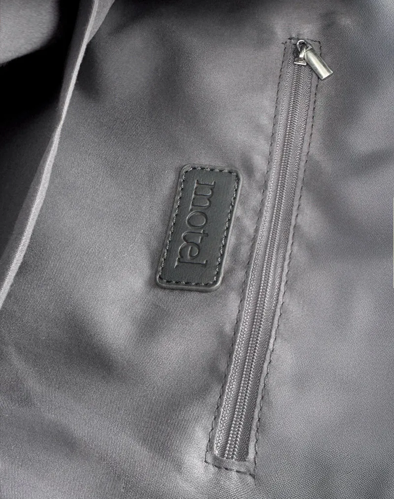 Sequin Hobo Bag in Silver sold by Motel Rocks product image thumbnail 5