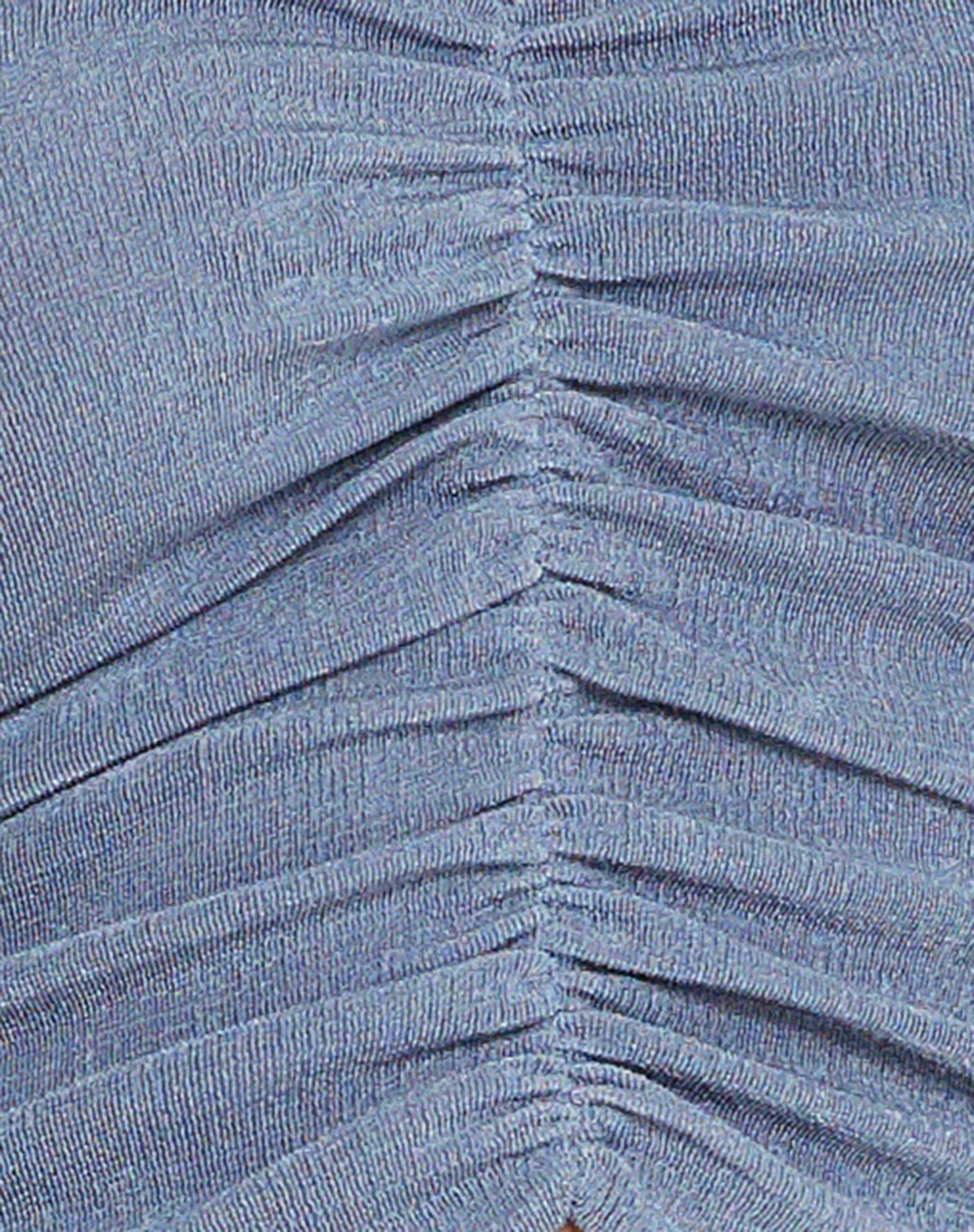 Asti Bandeau Crop Top in Frosty Blue sold by Motel Rocks product image thumbnail 5