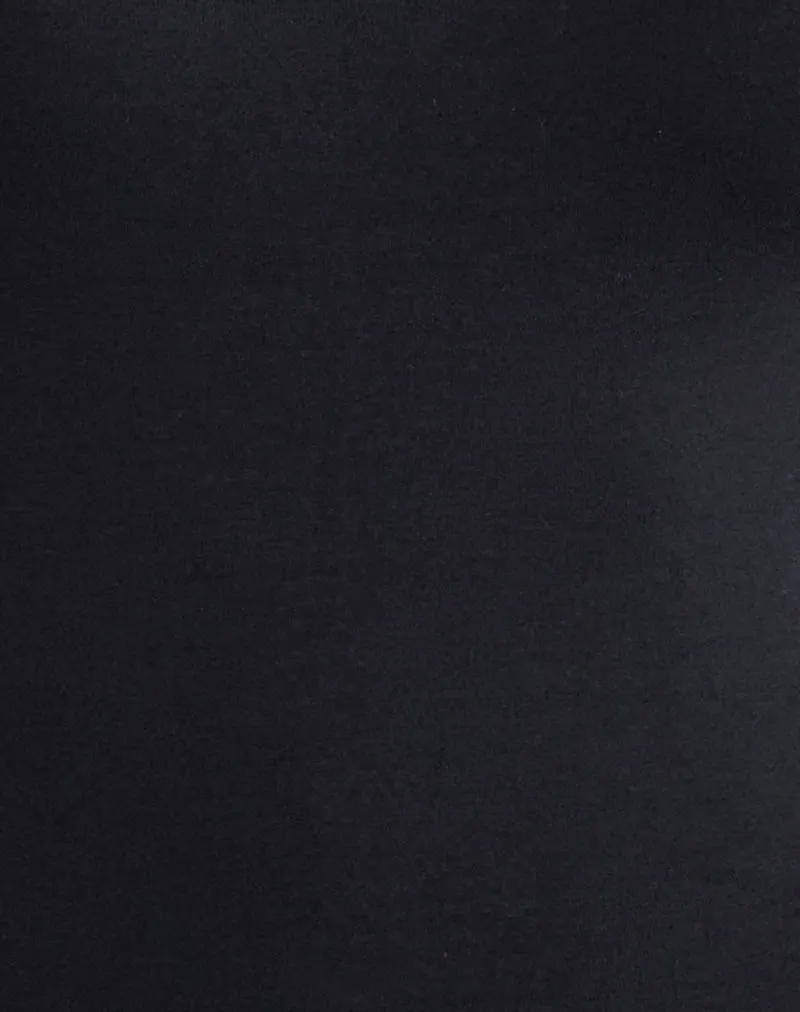 Donela Long Sleeve Top with Flower Ring in Black sold by Motel Rocks product image thumbnail 5