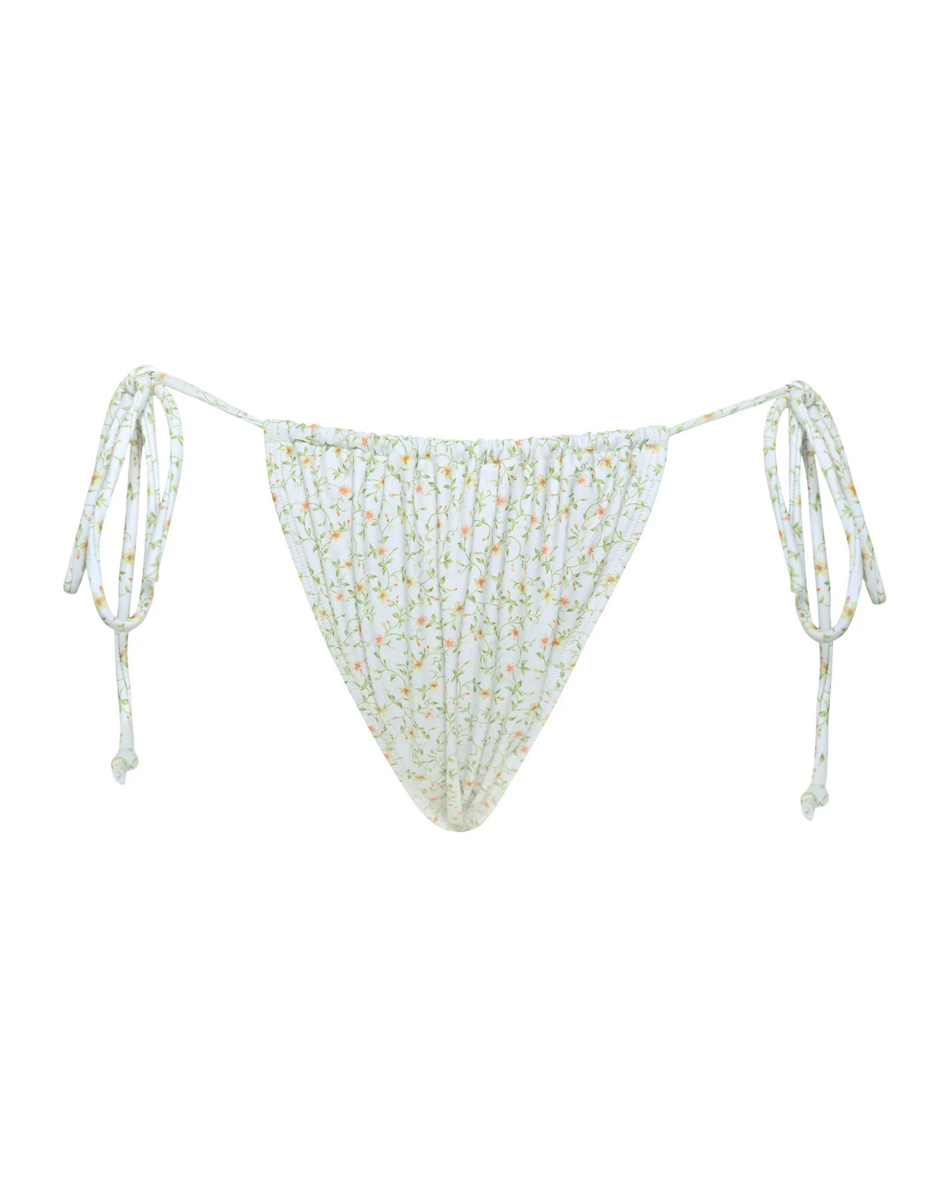 Leyna Bikini Bottom in Pretty Petal Ivory sold by Motel Rocks product image thumbnail 5