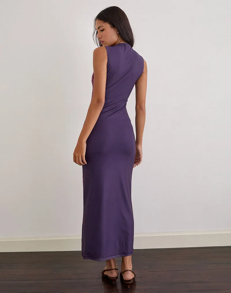 Fayola Maxi Dress in Vibrant Orchid Purple sold by Motel Rocks product image thumbnail 4