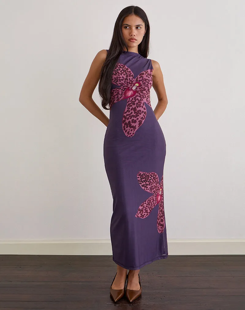Fayola Maxi Dress in Vibrant Orchid Purple sold by Motel Rocks product image thumbnail 3