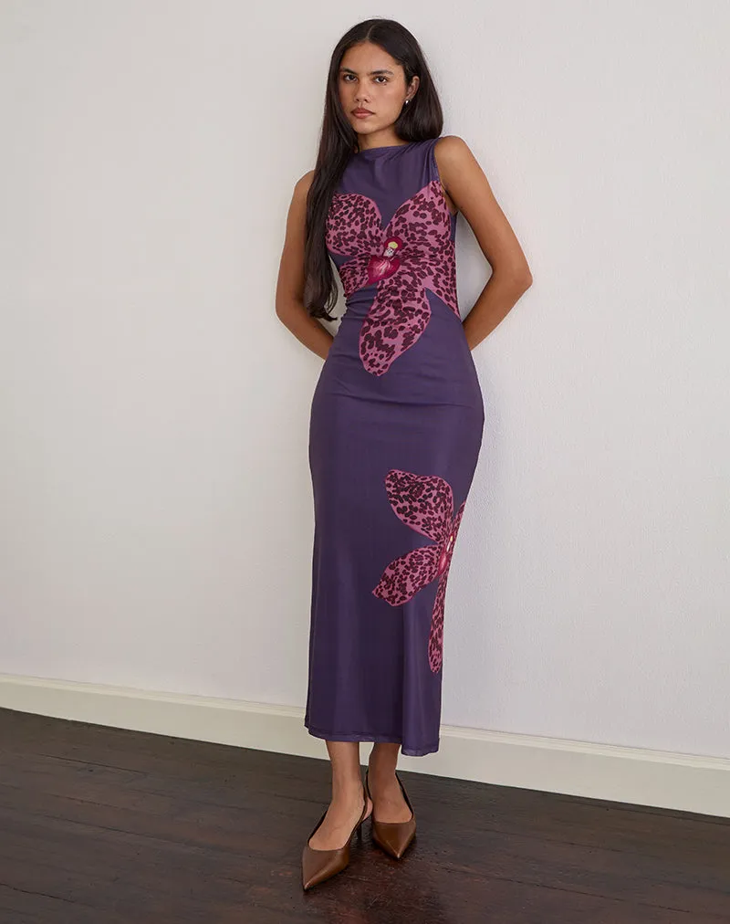 Fayola Maxi Dress in Vibrant Orchid Purple sold by Motel Rocks product image thumbnail 2