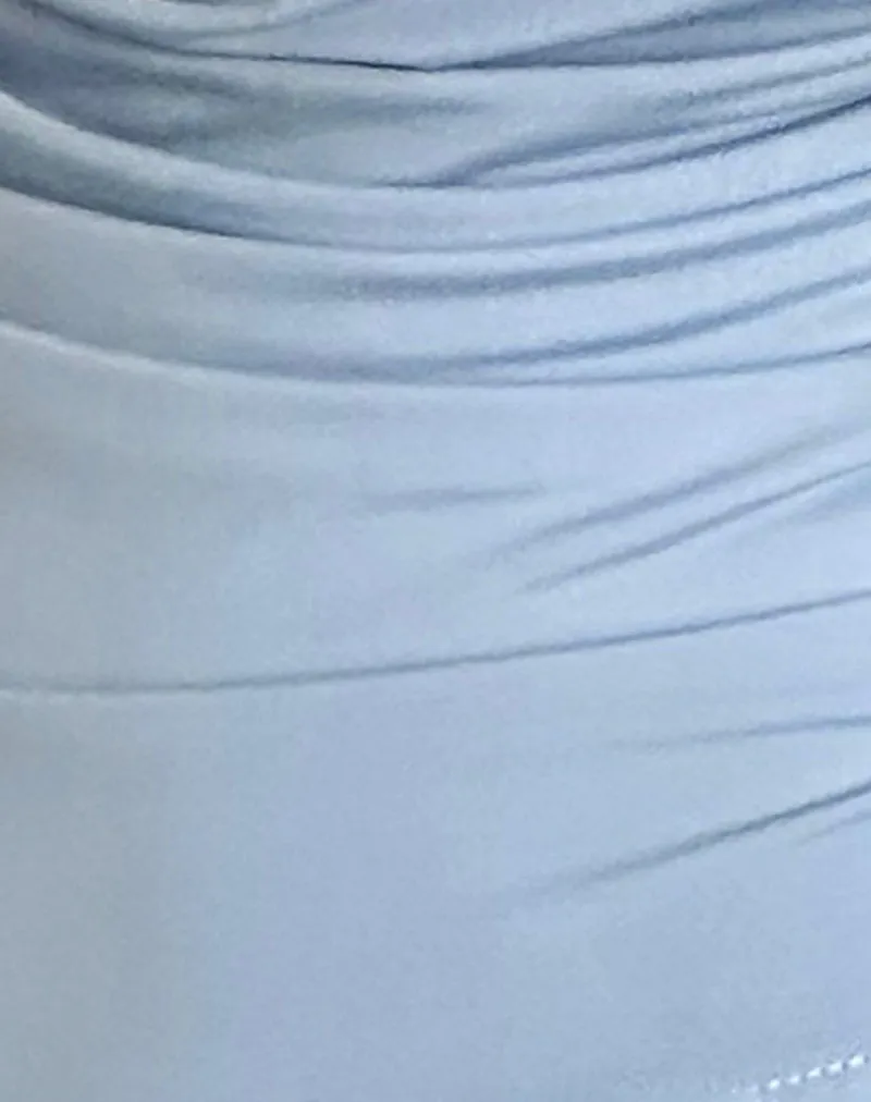 Saylor Sleeveless Top in Slinky Sky Blue sold by Motel Rocks product image thumbnail 5