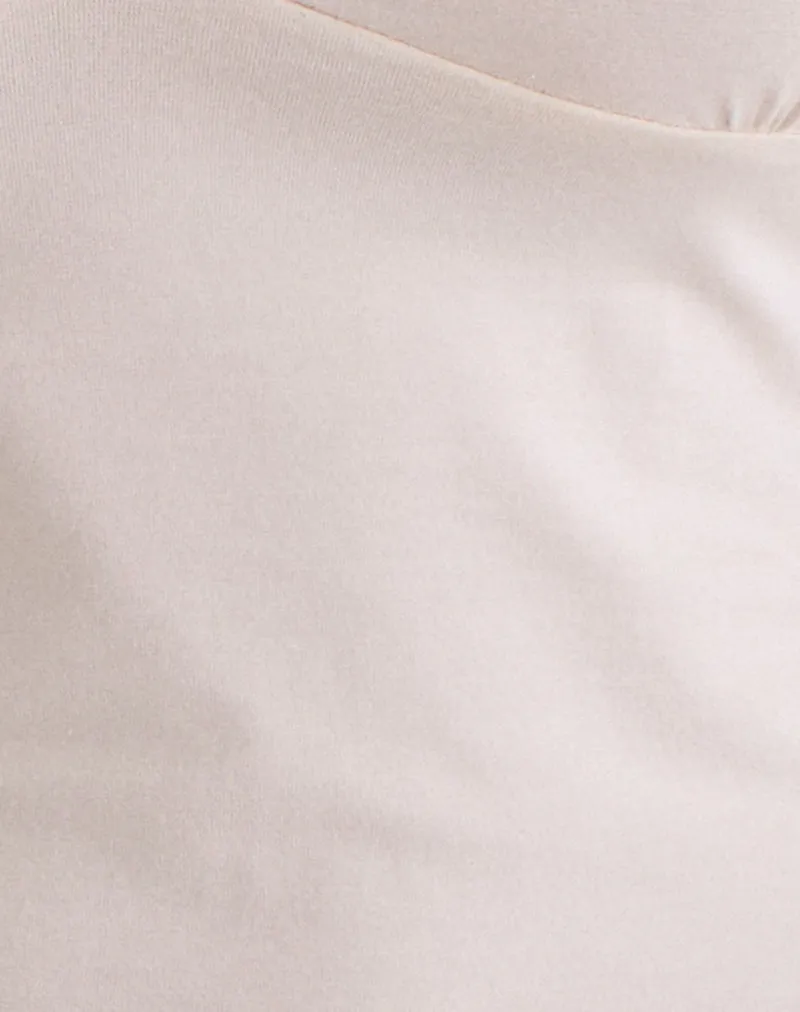 Emberly Plunge Top in Tofu sold by Motel Rocks product image thumbnail 5