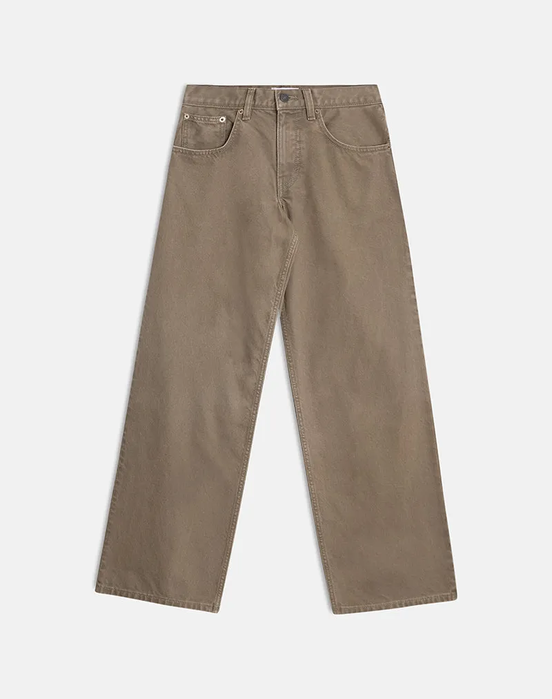 Low Rise Roomy Jeans in Bronze sold by Motel Rocks product image thumbnail 5