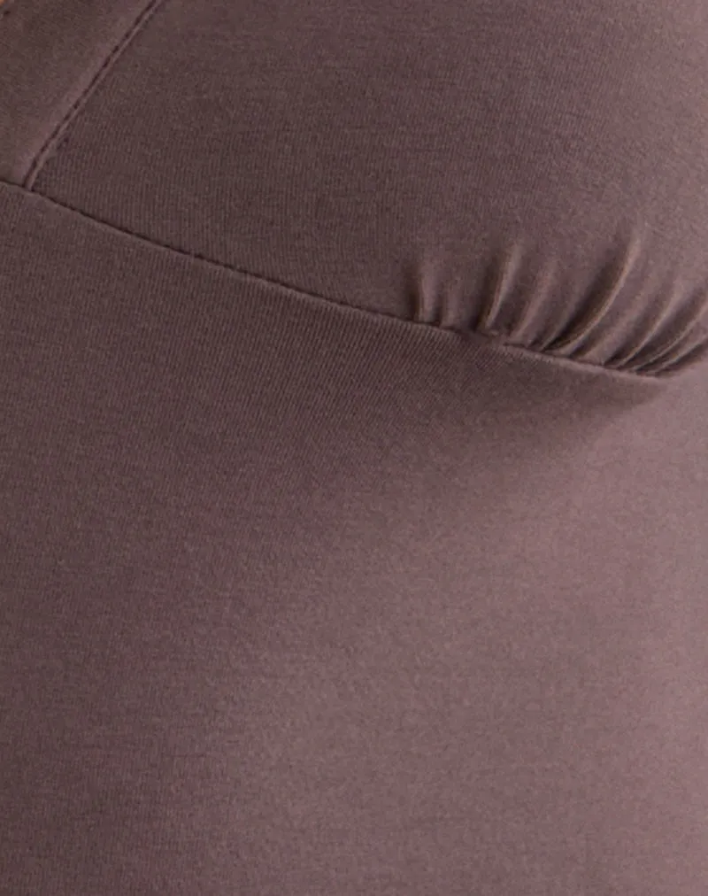 Emesy Long Sleeve Top in Coffee Quartz sold by Motel Rocks product image thumbnail 5