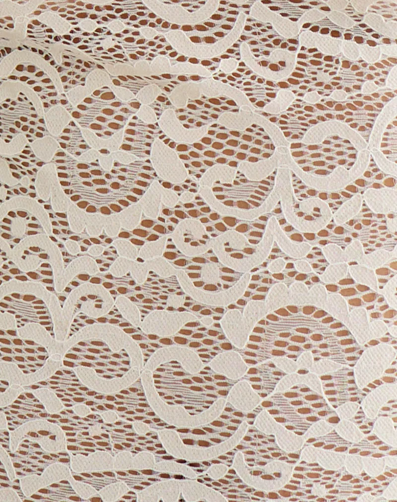 Nova Top in Lace Ivory sold by Motel Rocks product image thumbnail 5