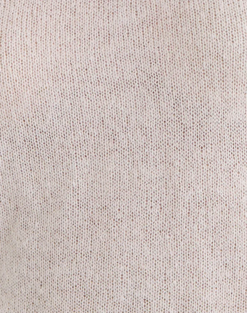 Jenya Long Sleeve Top in Knit Ecru sold by Motel Rocks product image thumbnail 5