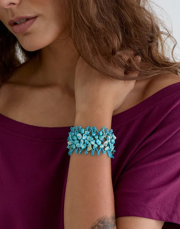 Kanau Bracelet in Blue made by Motel Rocks