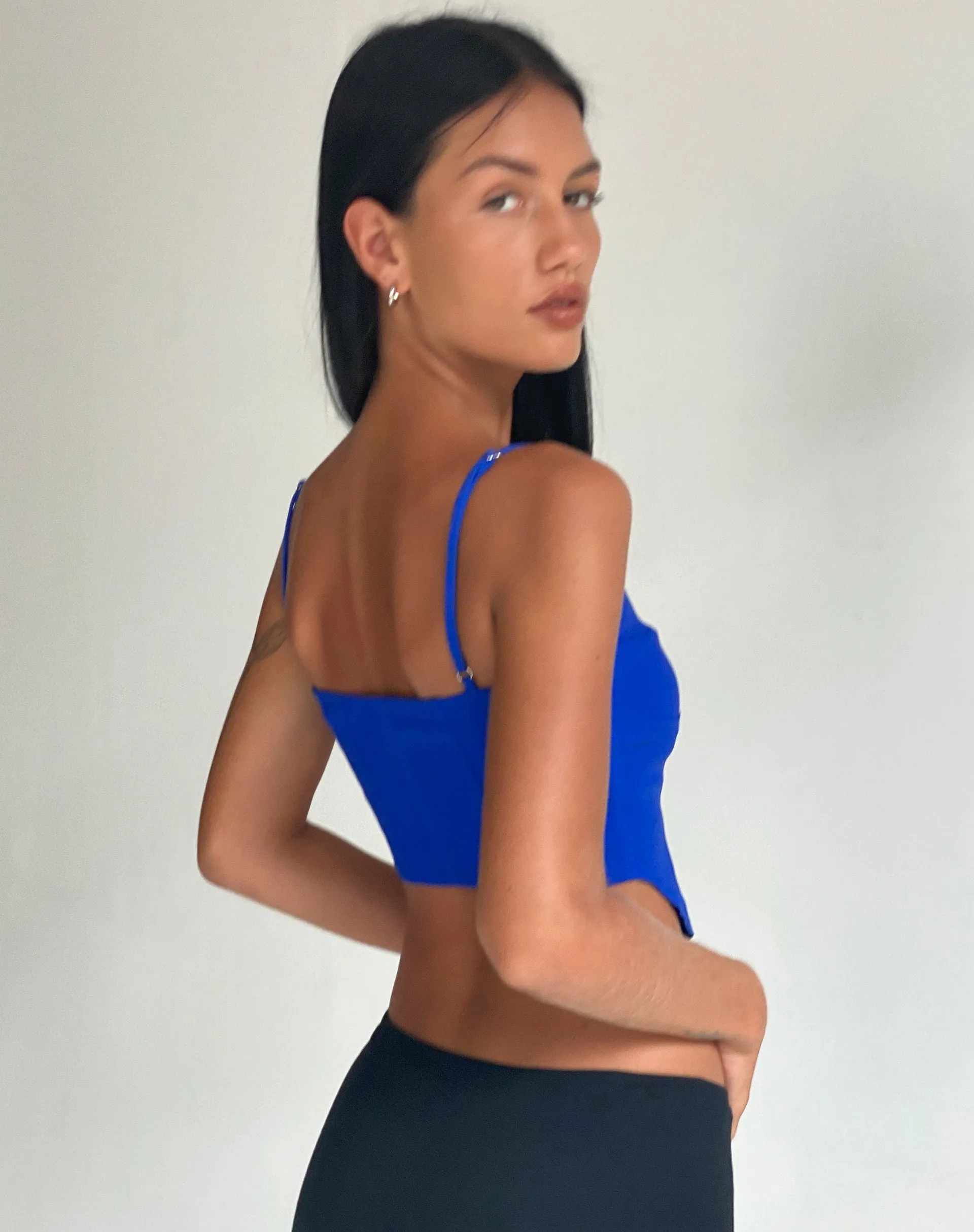 Oleta Cami Top in Cobalt sold by Motel Rocks product image thumbnail 3