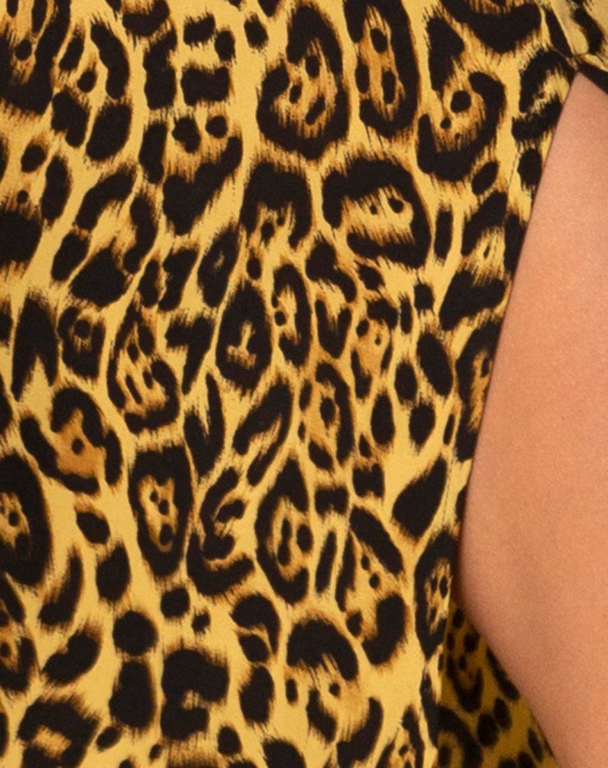 Saika Midi Skirt in Leopard sold by Motel Rocks product image thumbnail 5