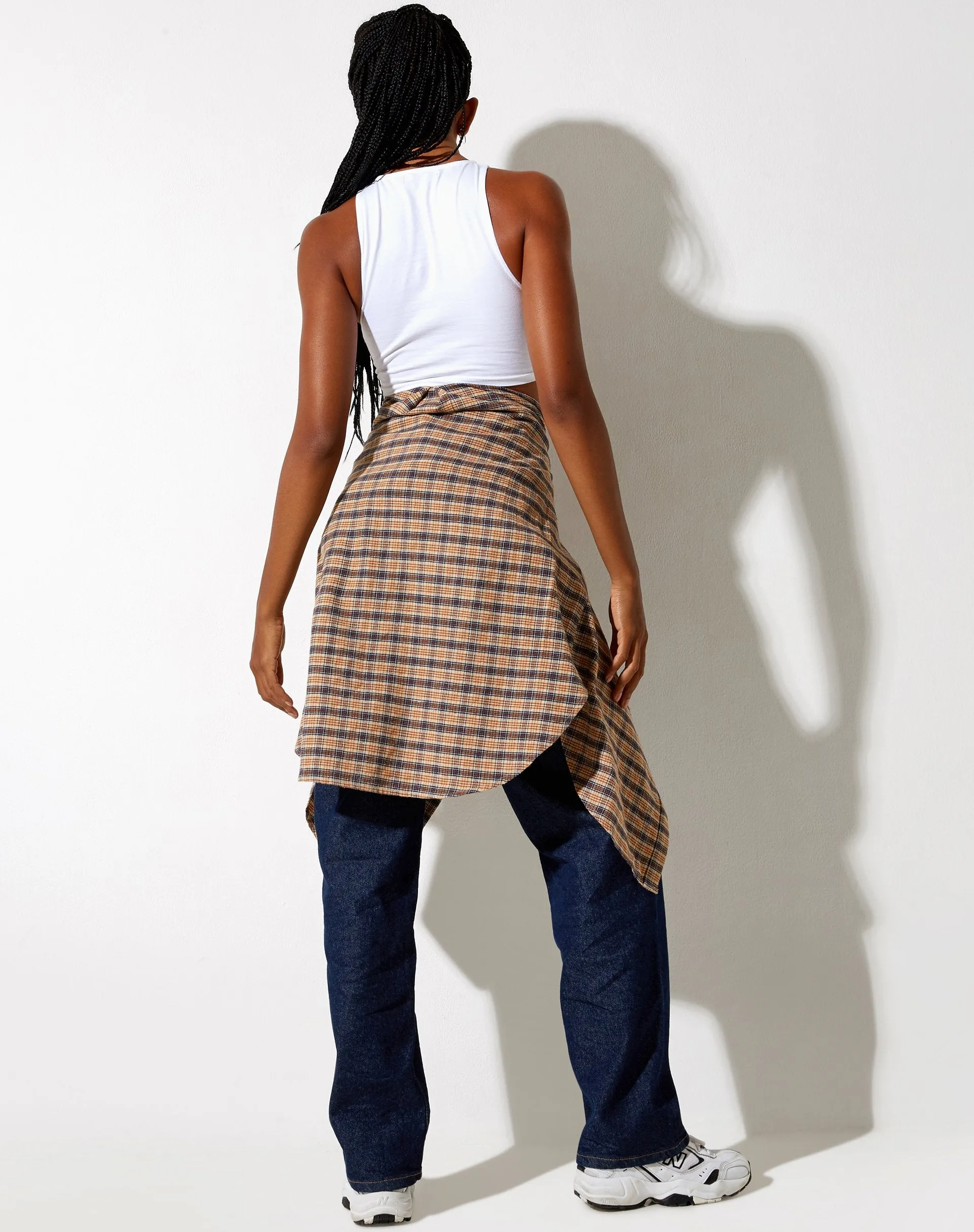 Zeme Crop Top in White sold by Motel Rocks product image thumbnail 2