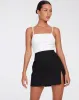 Sheny Mini Skirt in Black sold by Motel Rocks