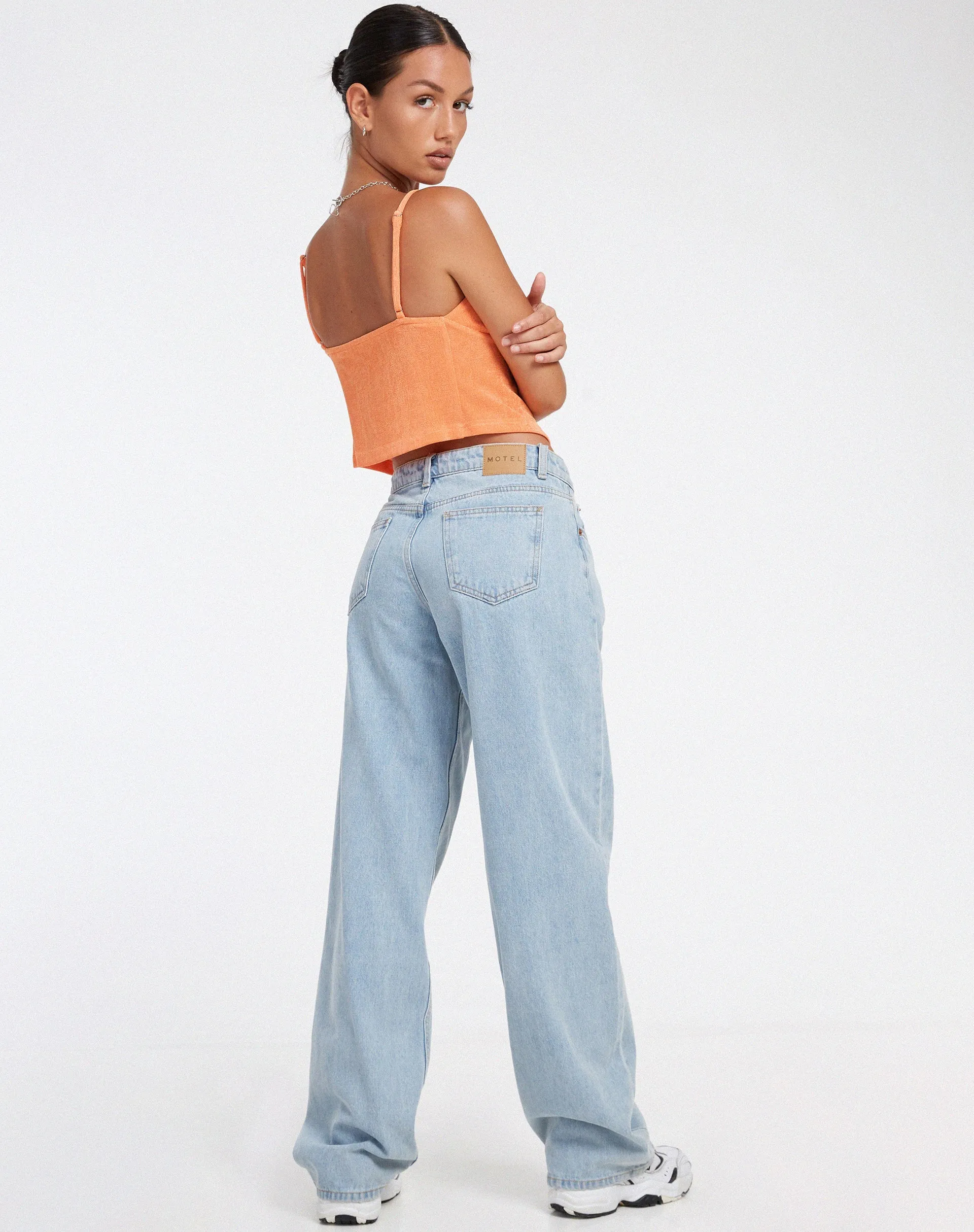 Rumak Top in Crepe Soft Orange sold by Motel Rocks product image thumbnail 5