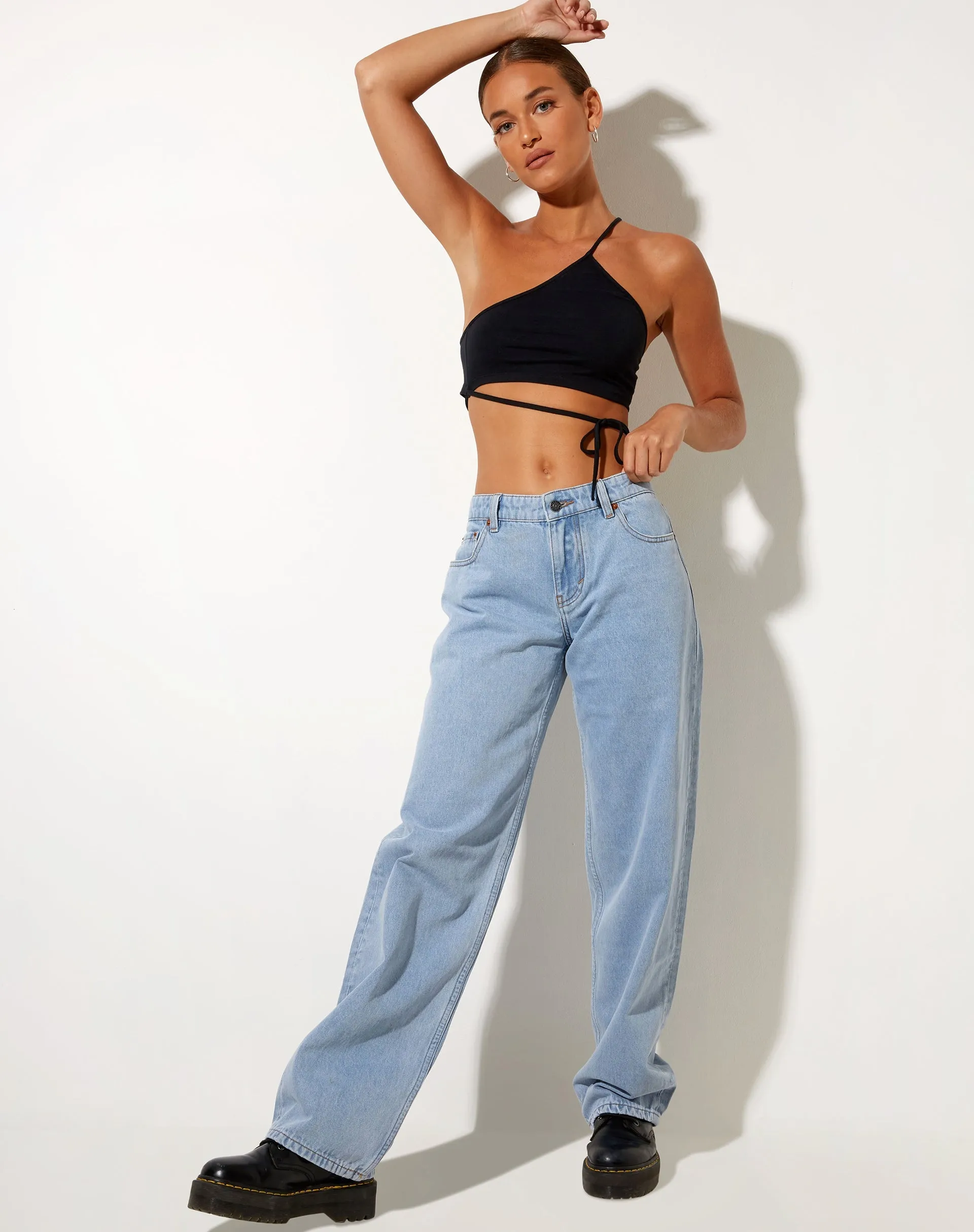 Erdle Crop Top in Black sold by Motel Rocks product image thumbnail 3