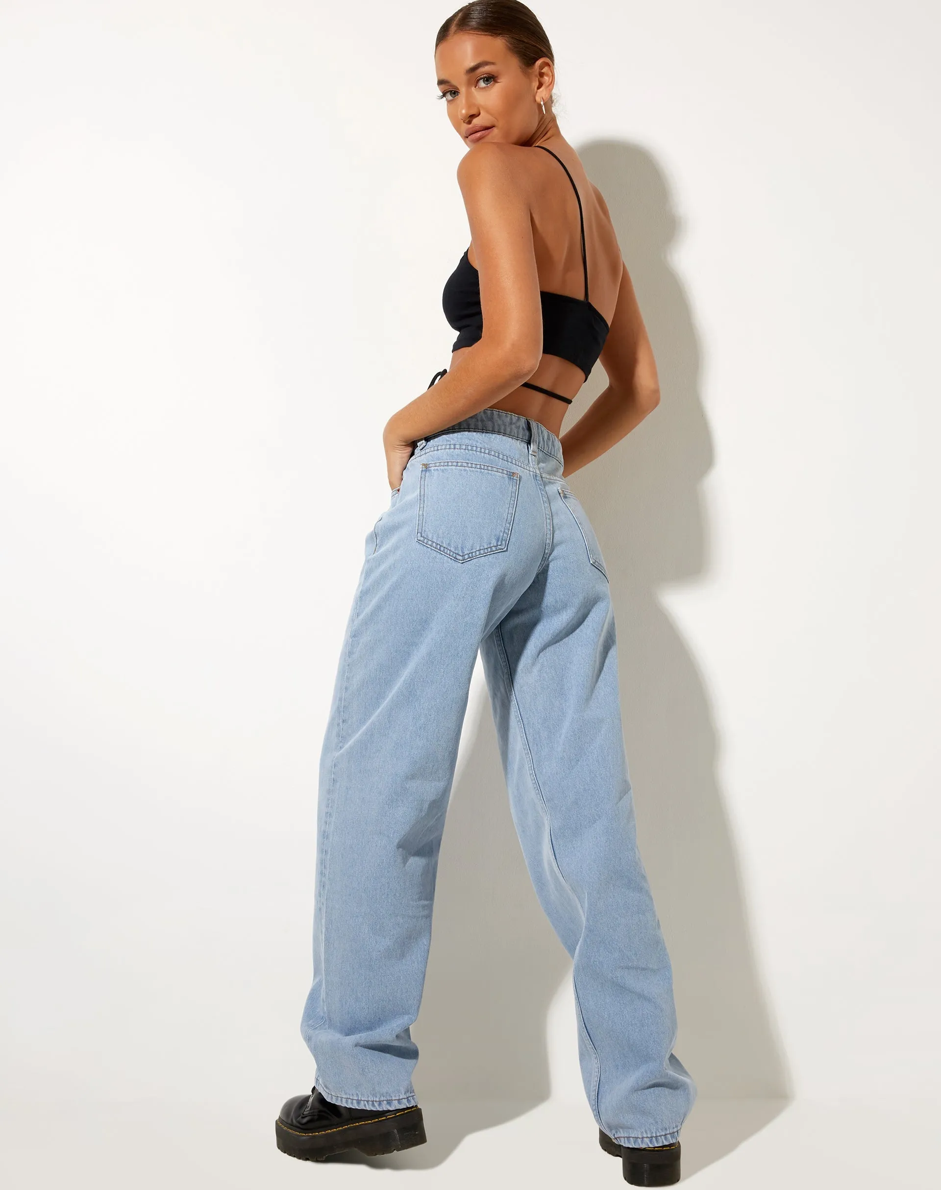 Erdle Crop Top in Black sold by Motel Rocks product image thumbnail 4