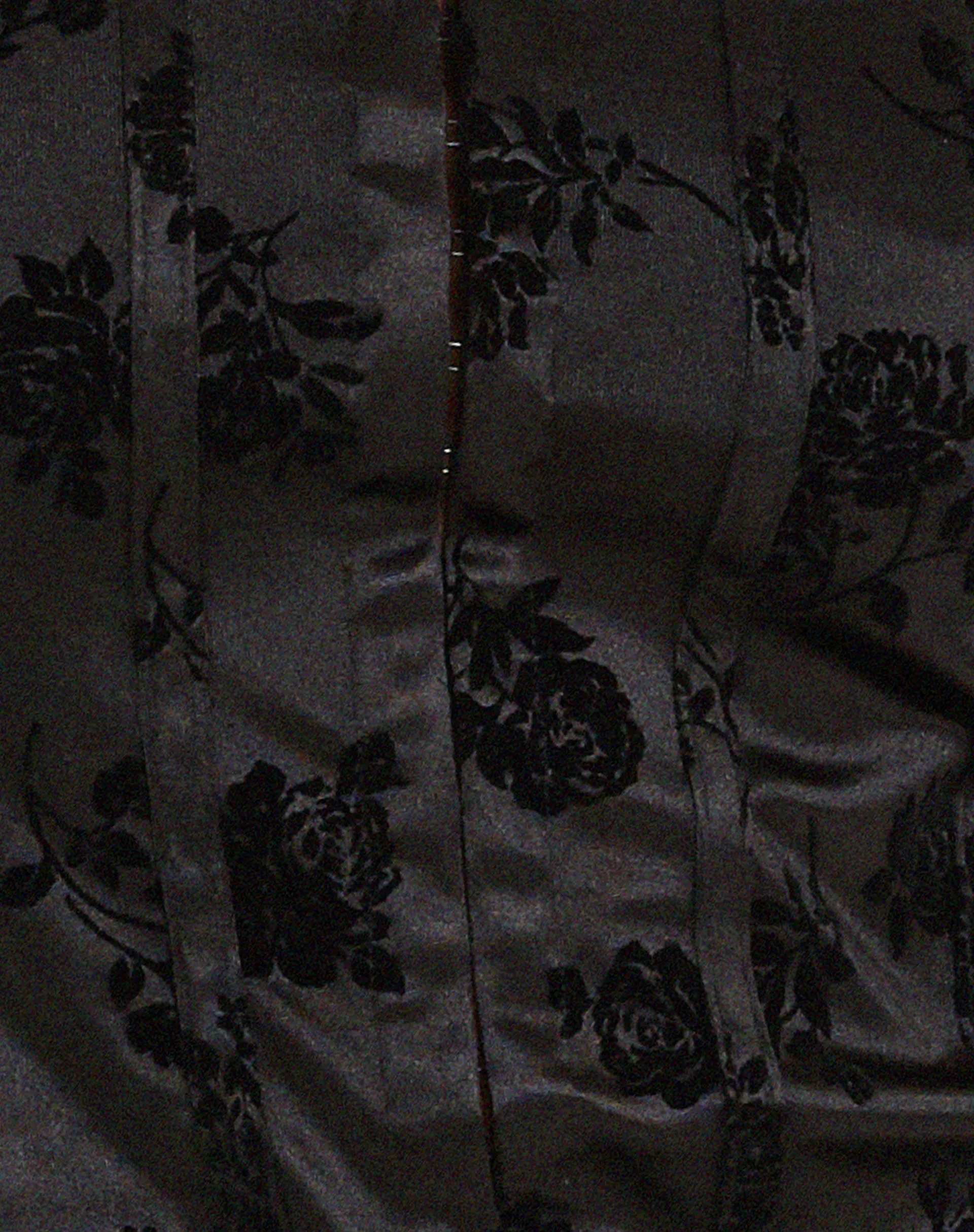 Ello Corset Top in Black Rose Flock sold by Motel Rocks product image thumbnail 5
