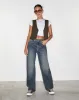 Parallel Jeans in Bryony Twilight Brown and Blue Acid sold by Motel Rocks