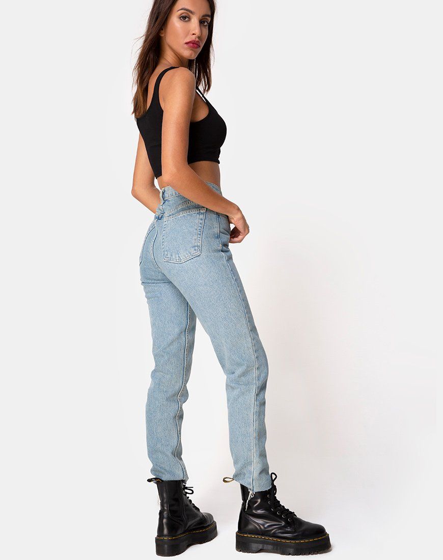 Keddo Crop Top in Black sold by Motel Rocks product image thumbnail 4