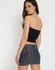 Pelma Mini Skirt in Sequin Opal Shine sold by Motel Rocks