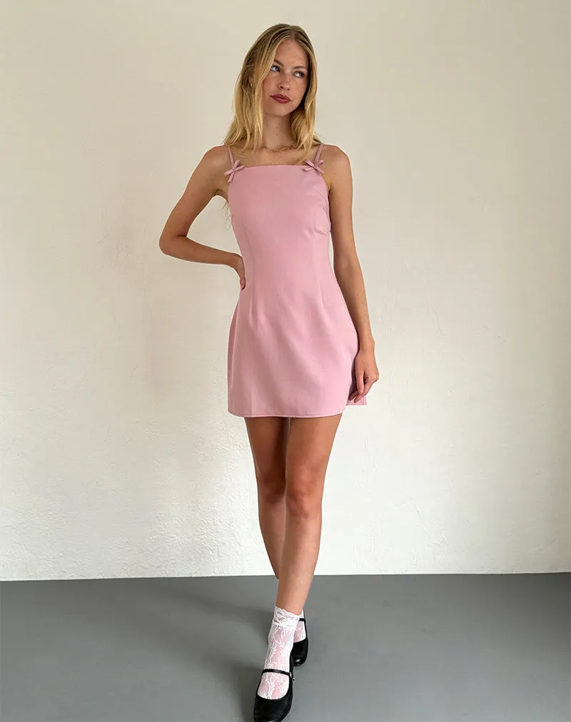 Aketi Mini Dress in Dusky Pink sold by Motel Rocks product image thumbnail 4