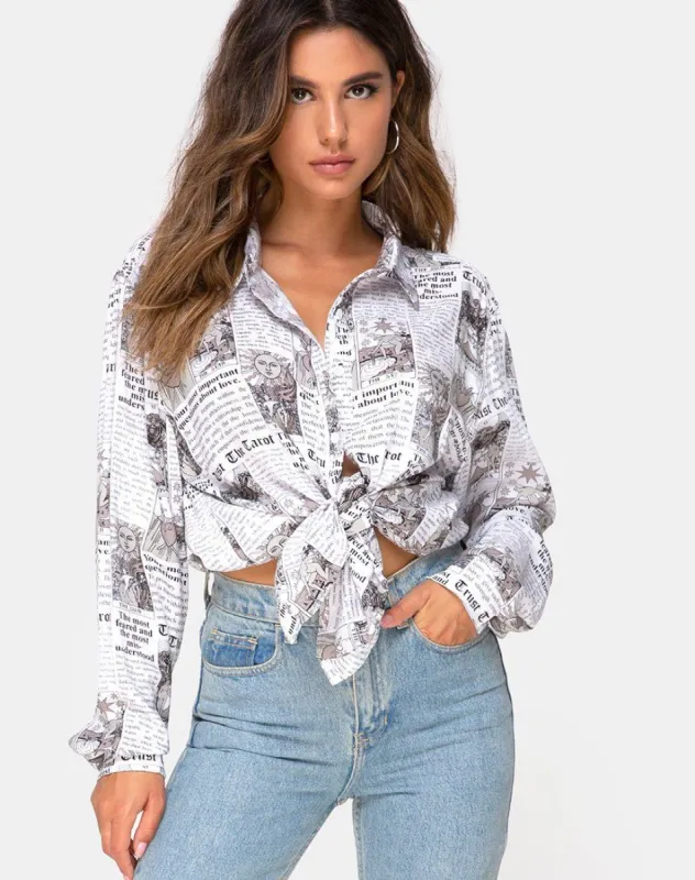 Oxford Shirt in Tarot sold by Motel Rocks