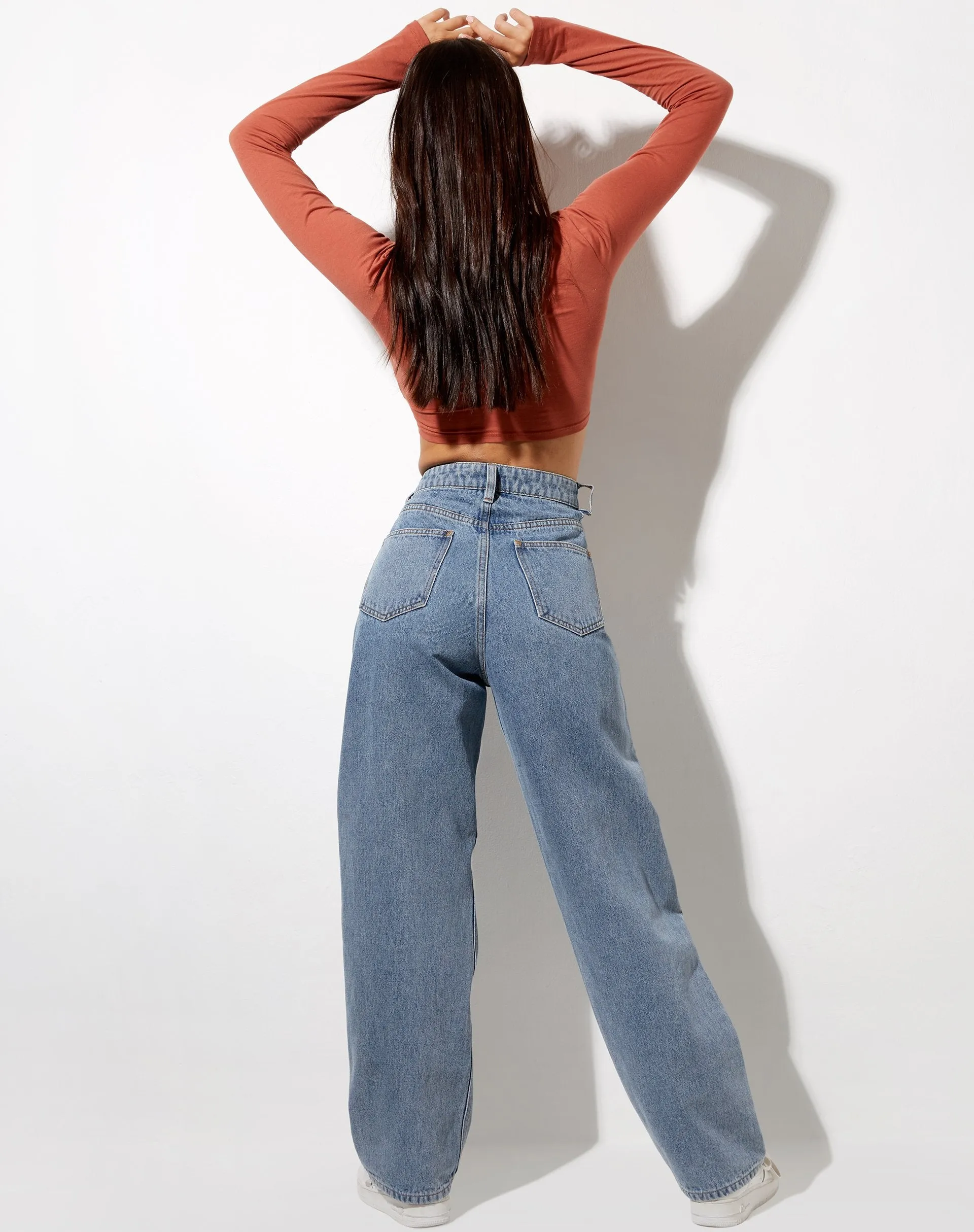 Rana Crop Top in Cedar sold by Motel Rocks product image thumbnail 5